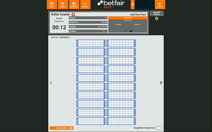 A Preview of Betfair's 90-Ball Room 'Roller Coaster', large view