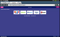 Deposit options on your mobile at Gala