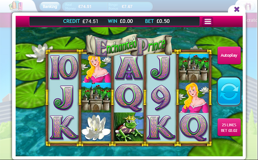 The Mobile Version of the ‘Enhanted Prince’ Slot Game, large view