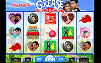 Grease - a branded slot game you can play at Kitty