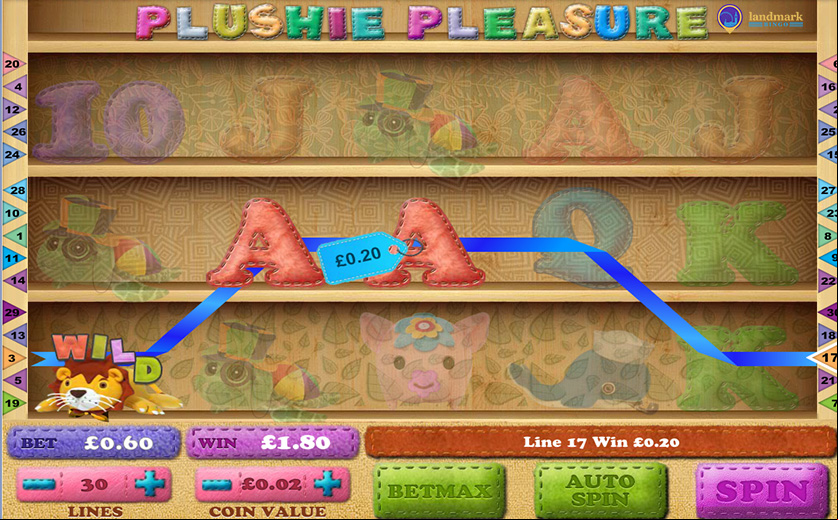 The Mobile Preview of the ‘Plushie Pleasure’ Slot, large view